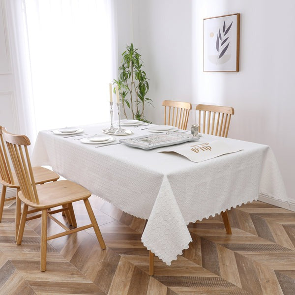 TC1725L Tablecloth Mini Hexagon Lined