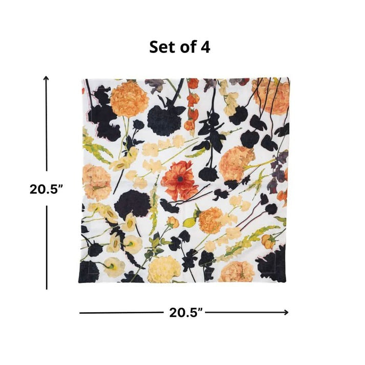 Auburn Bouquet 20.5" Napkin Set of Four