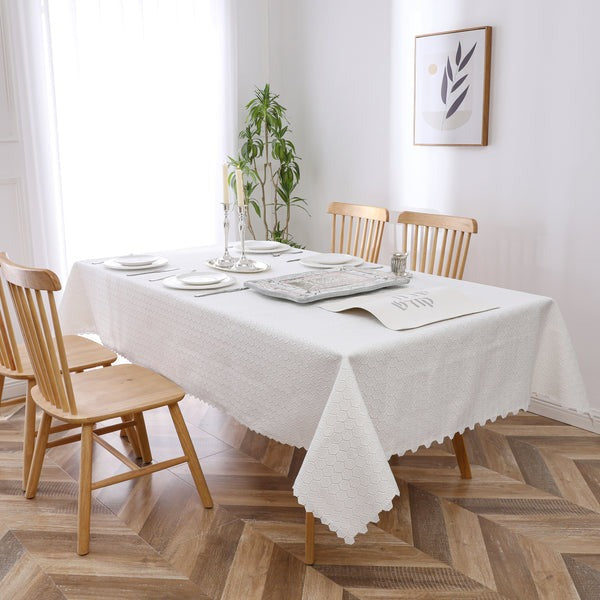 TC1725L Tablecloth Mini Hexagon Lined