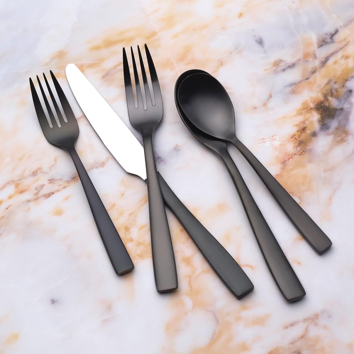 Delano Gunmetal 20 pc Flatware Set