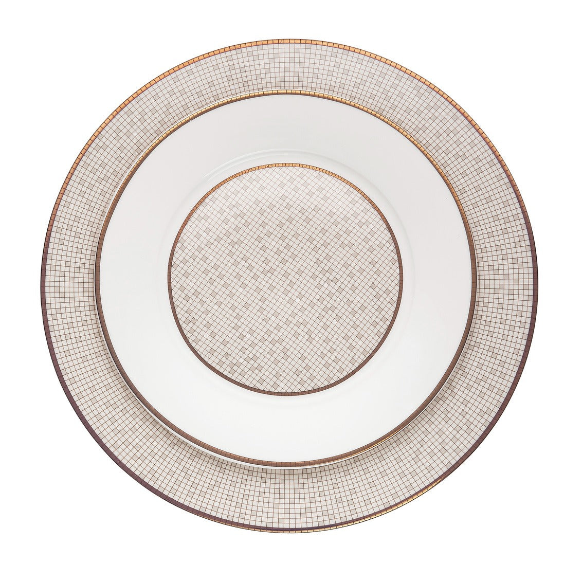 Mosaic Bone China 16 Piece Dinnerware Set