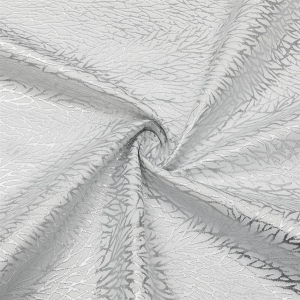 TC1341 Jacquard Silver Frost Tablecloth