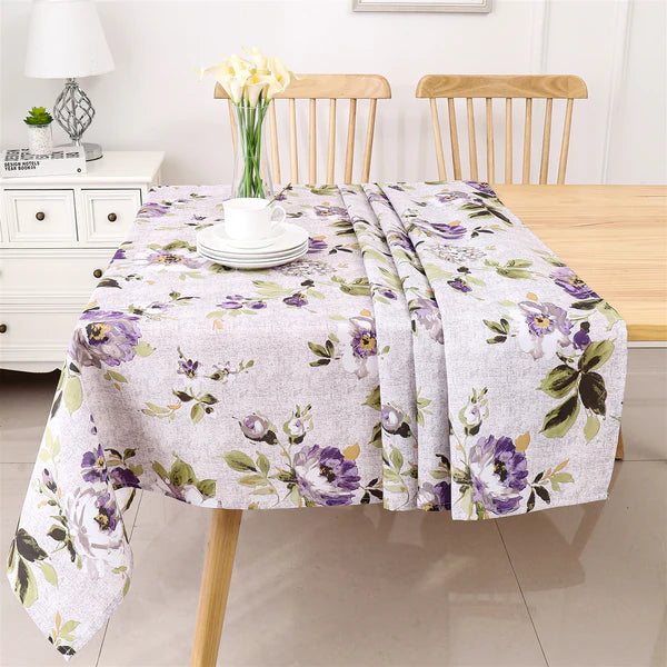 TC1502 Purple Floral Tablecloth