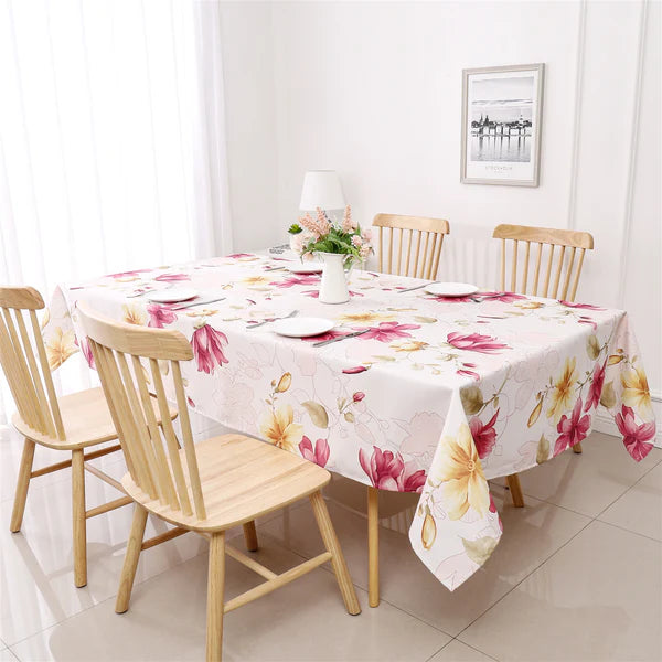 TC1503 Fushia Floral Tablecloth