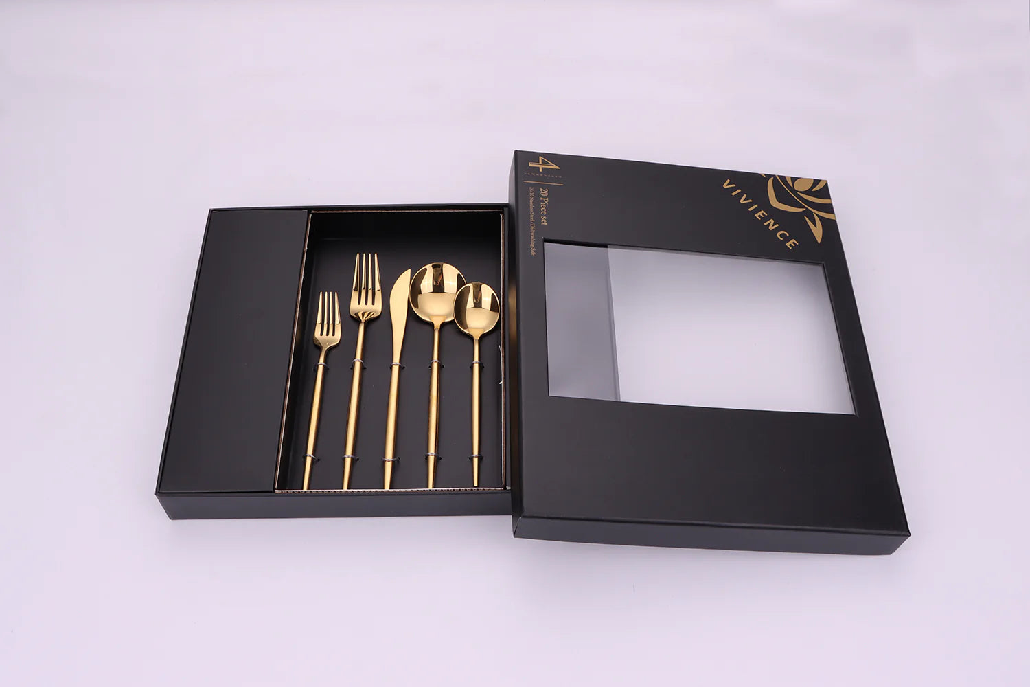 Morne Gold 20 Piece Flatware