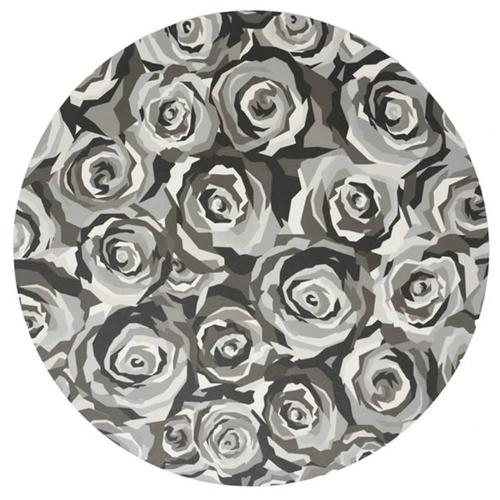 Greyscale Roses 15" Placemat Set of Four