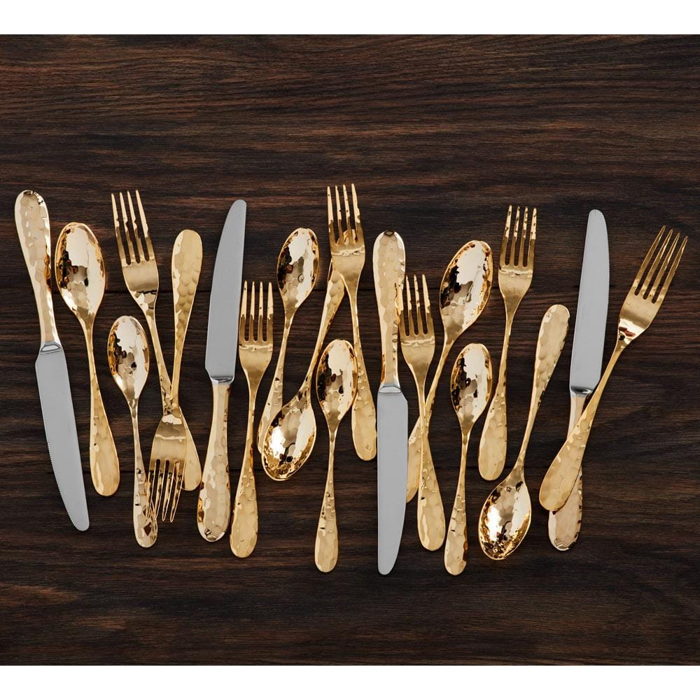 Lilah Gold 20pc Flatware